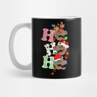 Ho Ho Ho Funny Christmas For Dinosaur Lovers Mug